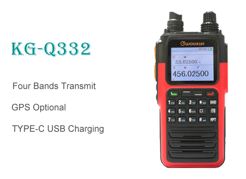 WOUXUN KG-859 Radio PMR portative compacte pour la chasse de type talkie  walkie FM VHF